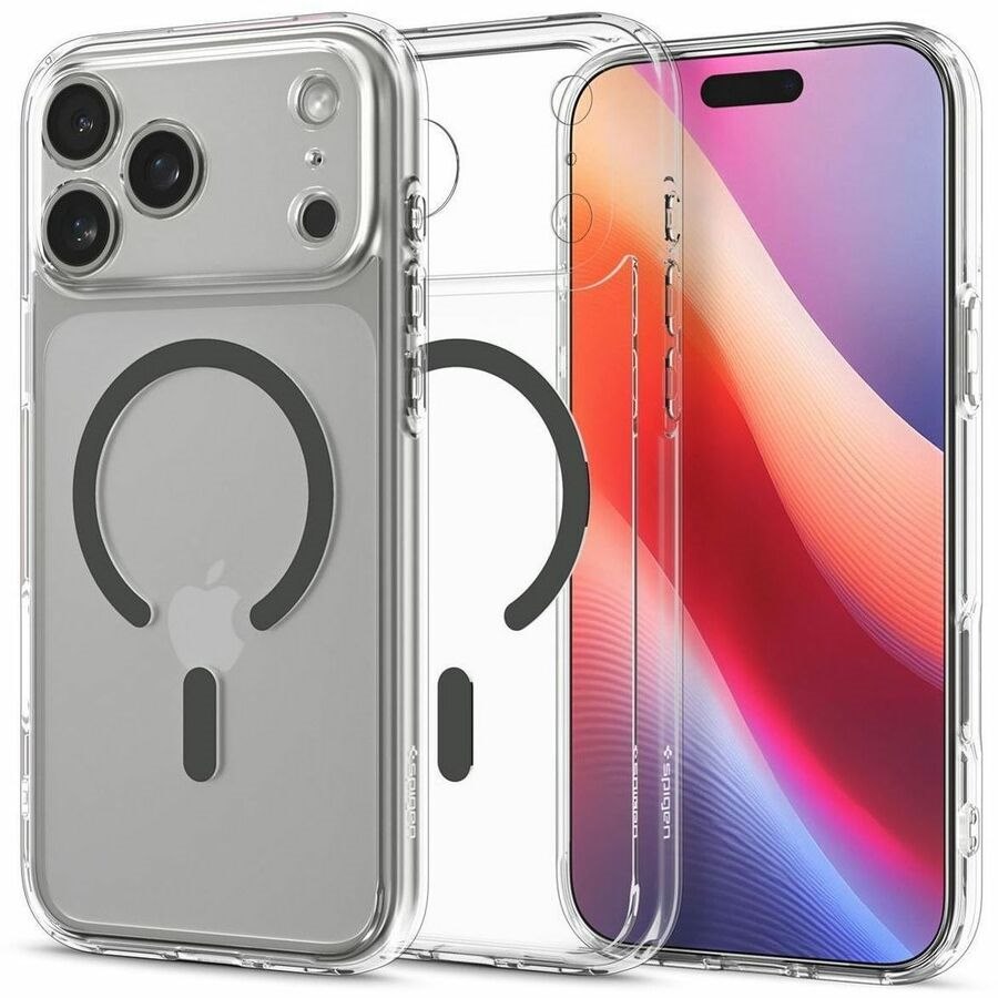 Spigen Ultra Hybrid Case voor Apple iPhone 17 Pro Smartphone - Helder grafiet