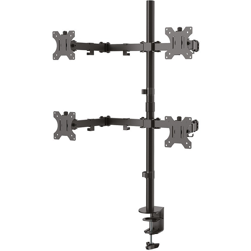 Neomounts Desk Mount for Monitor, Flat Panel Display - Black