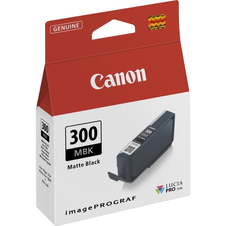 Canon LUCIA PRO PFI-300MBK Original Inkjet Ink Cartridge - Matte Black Pack
