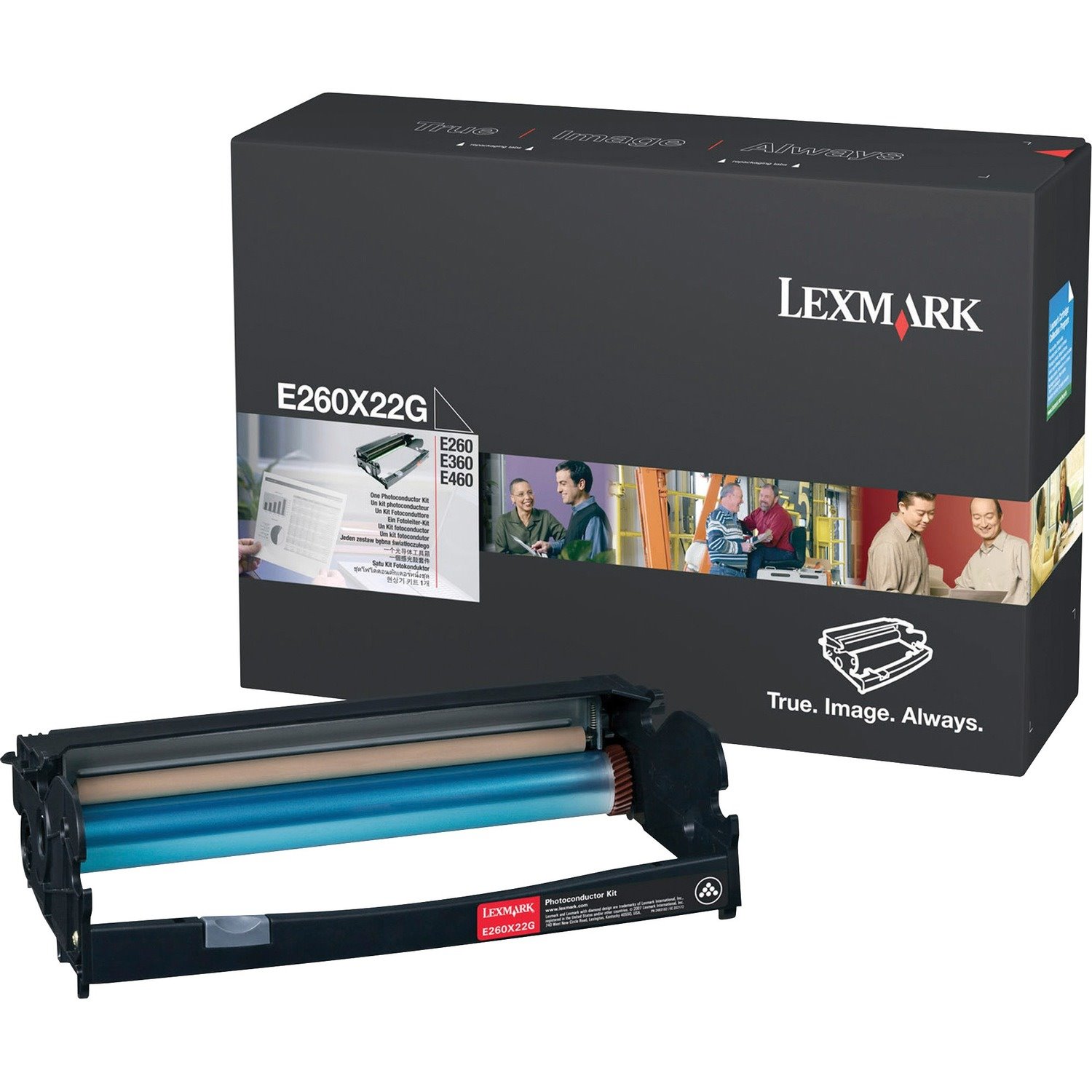 Lexmark E260X22G Laser Imaging Drum - Black