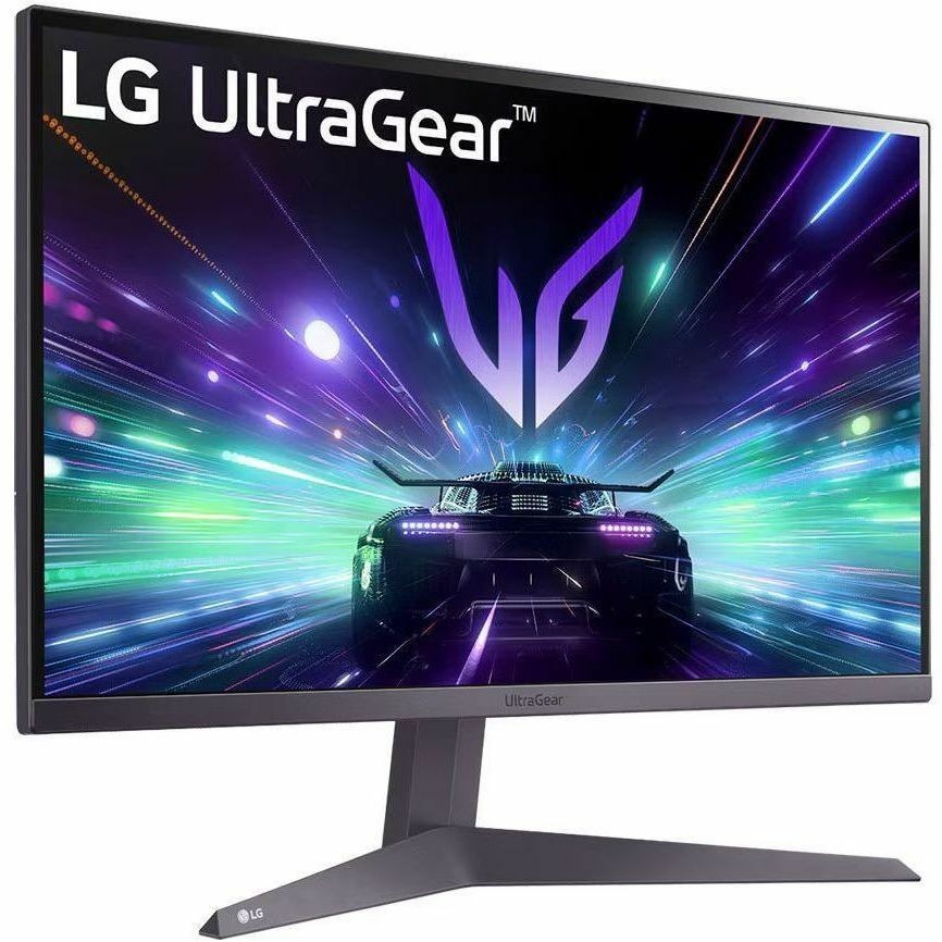 LG 24GS50FX-B 24" Class Gaming LCD Monitor - 16:9 - Purple Gray