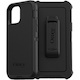 OtterBox Defender Rugged Carrying Case (Holster) Apple iPhone 12, iPhone 12 Pro Smartphone - Black