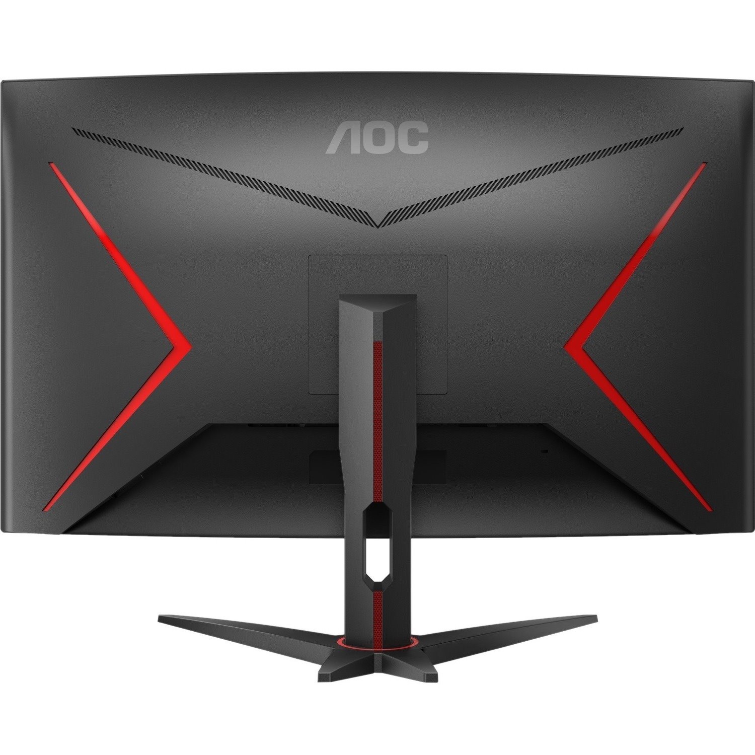 AOC C32G2ZE 32" Class Full HD Curved Screen Gaming LCD Monitor - 16:9 - Black/Red