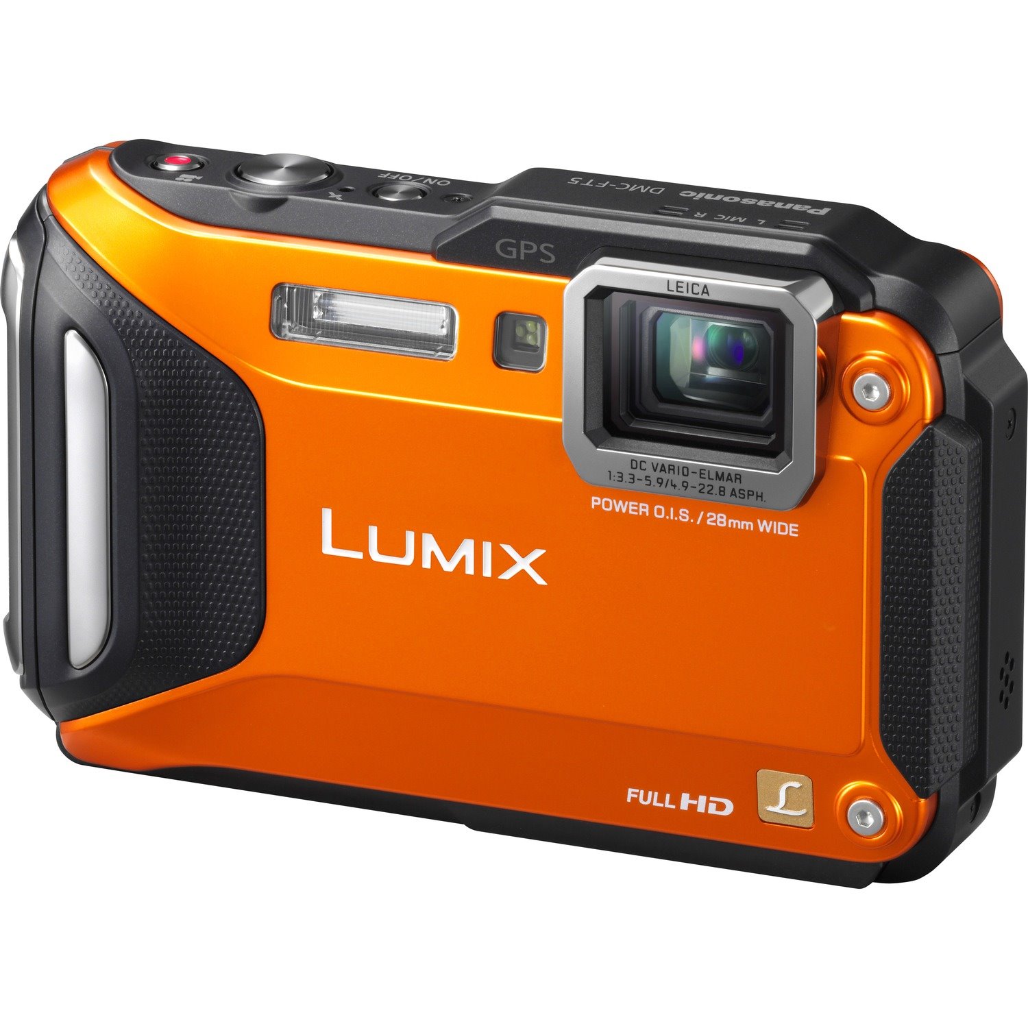Panasonic Lumix DMC-FT5 16.1 Megapixel Compact Camera - Orange