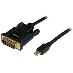 StarTech.com 10ft Mini DisplayPort to DVI Cable, Mini DP to DVI-D Adapter/Converter Cable, 1080p Video, mDP 1.2 to DVI Monitor/Display