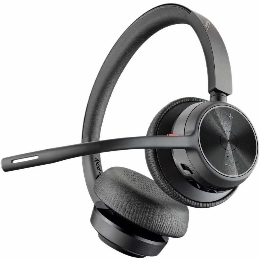 Poly Voyager 4300 UC 4320 Wireless On-ear Headset - Black