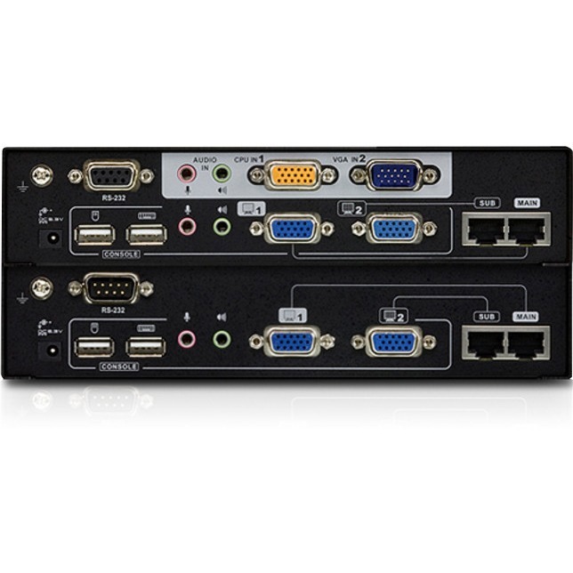 ATEN CE774 KVM Console/Extender - Wired