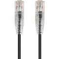 Monoprice SlimRun Cat6 28AWG UTP Ethernet Network Cable, 20ft Black