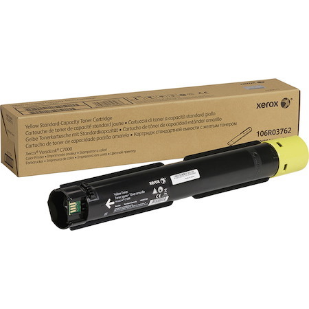 Xerox Genuine Xerox® VersaLink® C7000 Color Printer Yellow Standard capacity Toner Cartridge (3300 Pages) - 106R03762