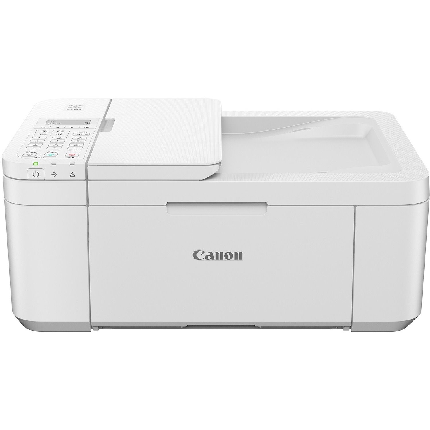 Canon PIXMA TR4720 Inkjet Multifunction Printer-Color-White-Copier/Fax/Scanner-4800x1200 dpi Print-Automatic Duplex Print-100 sheets Input-Color Flatbed Scanner-1200 dpi Optical Scan-Color Fax-Wireless LAN