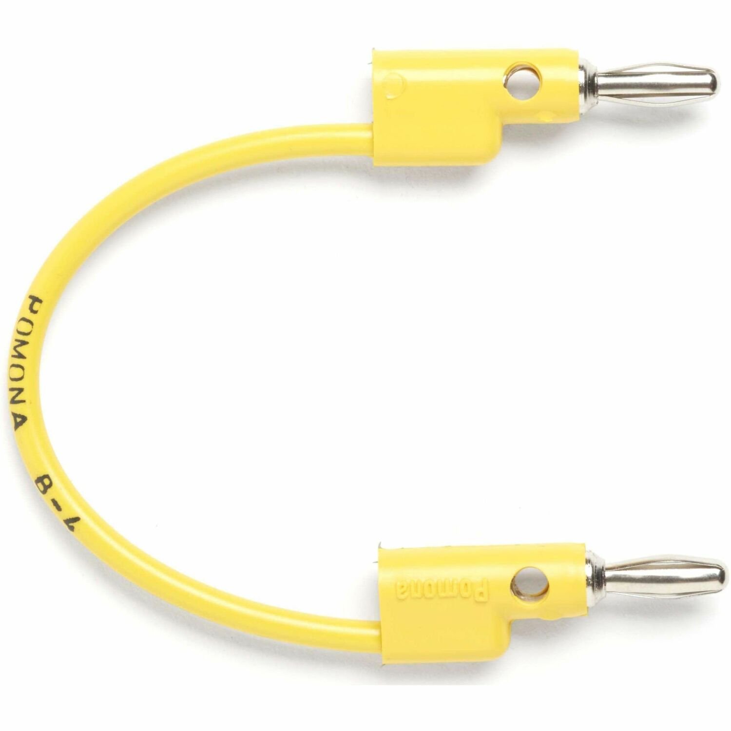 Pomona Banana Plug Patch Cord (Yellow)