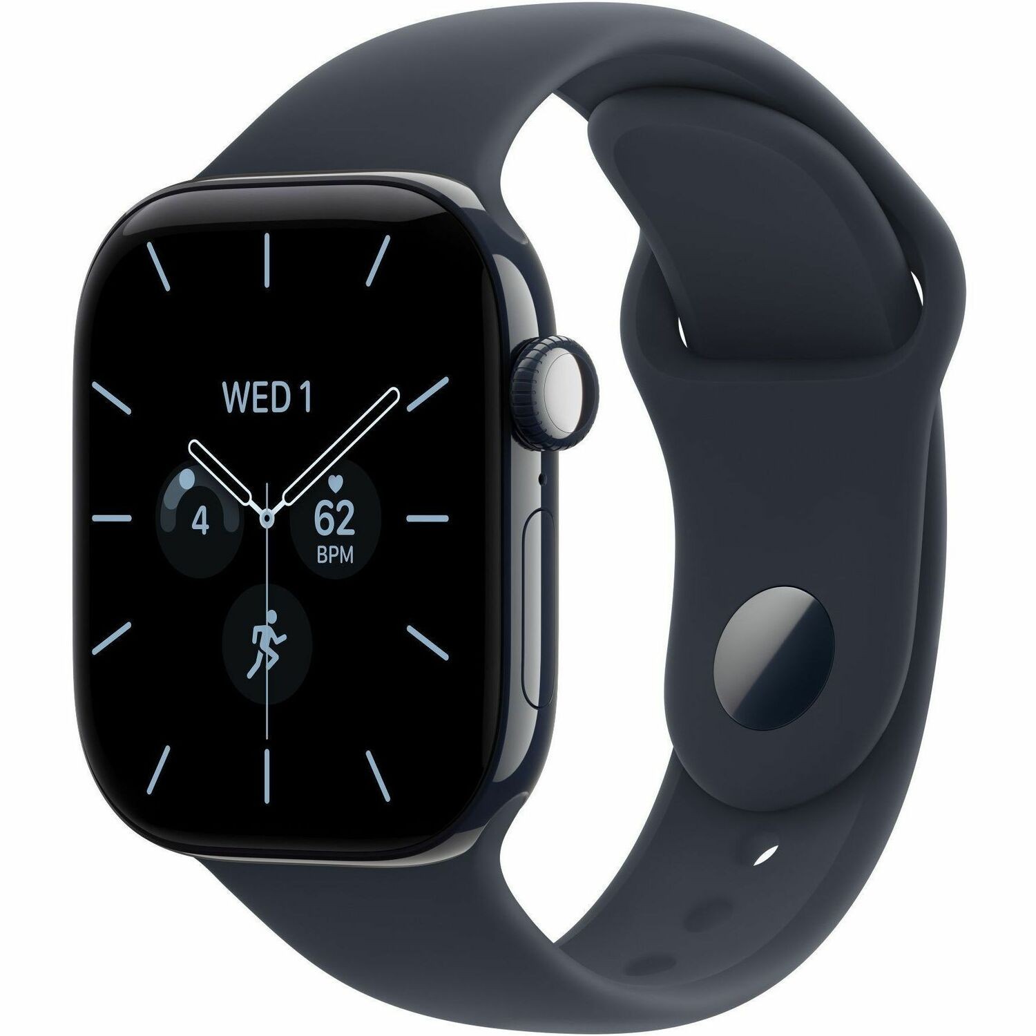 Apple Watch Series 12 Smart Watch - 47 mm Case Height - 41 mm Case Width - Night Blue Case Color - Navy Blue Band Color - Ceramic Case Material - Wireless LAN - 5G - LTE