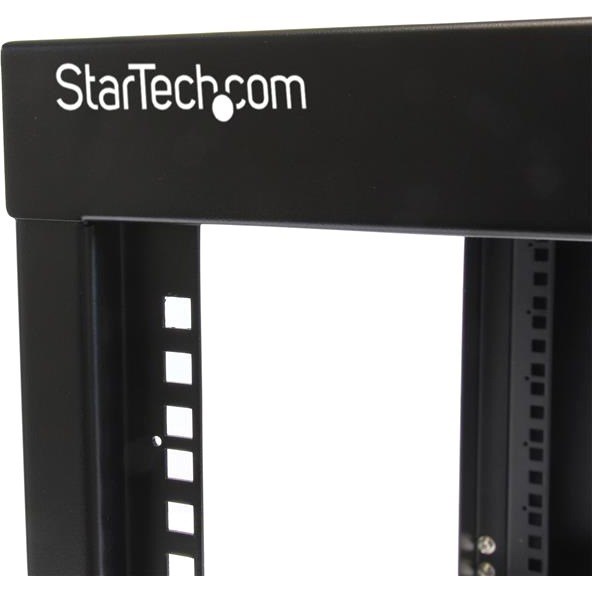 StarTech.com 4-Post 6U Hinged Wall-Mount Network Rack, 19" Open Frame Server Rack, Wall Mount Data Rack for IT Computer Equipment, TAA~