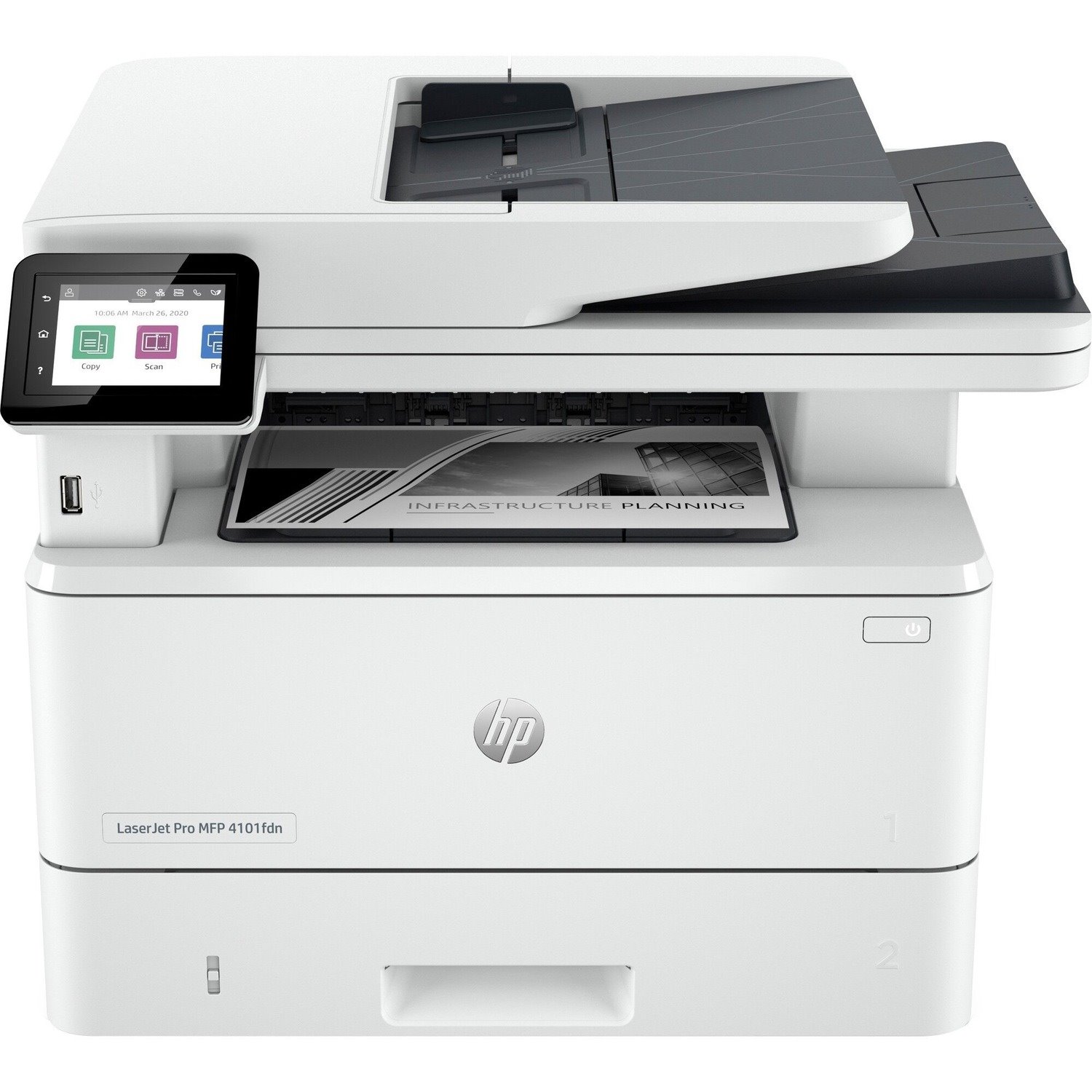 HP LaserJet Pro 4101fdn Wired Laser Multifunction Printer - Monochrome