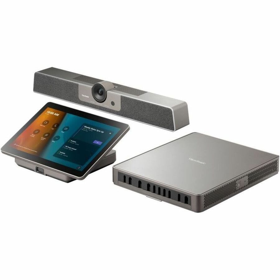 ViewSonic TeamJoin TRS10-UB With Display Bundle, Certified for Microsoft Teams Rooms includes MPC310-W31-TU, MRC1010-TN, UMB202 and IFP105UW 105-Inch 5K, 21:9 Ultrawide Interactive Display