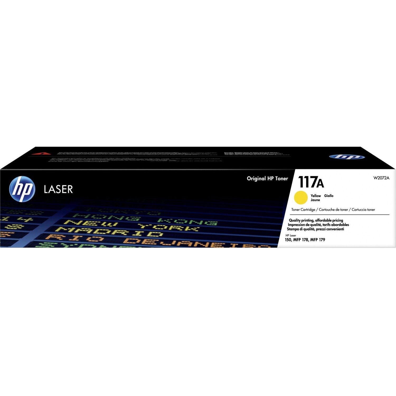 HP 117A Original Laser Toner Cartridge - Yellow - 1 Piece