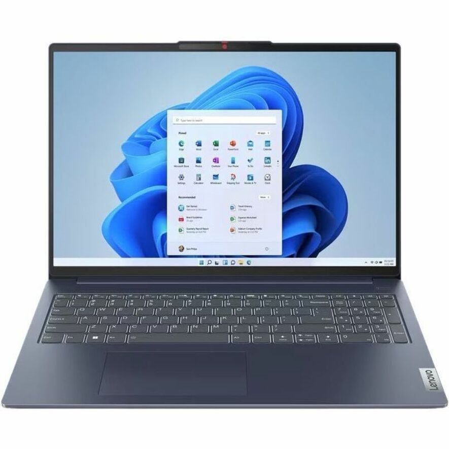 Lenovo IdeaPad Slim 5 16IRL8 82XF001TUS 16" Touchscreen Notebook - WUXGA - Intel Core i7 13th Gen i7-1355U - 16 GB - 512 GB SSD - Abyss Blue