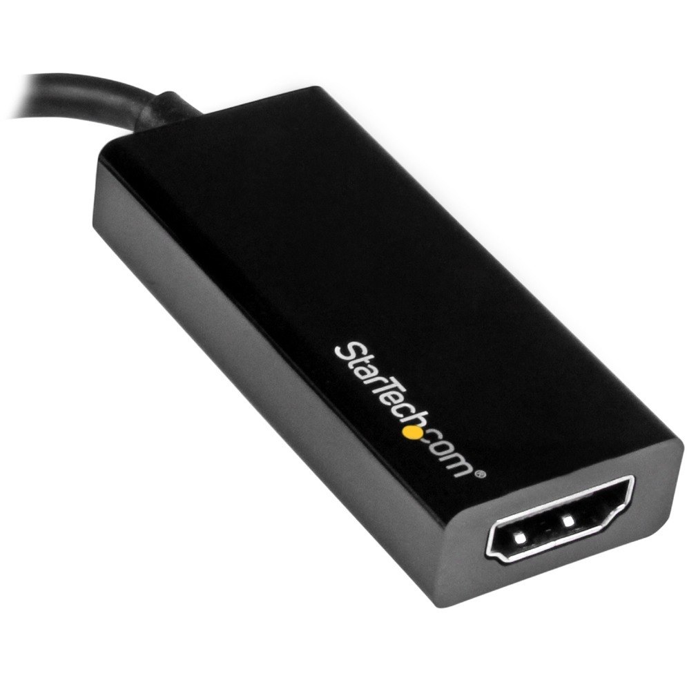 StarTech.com - USB-C to HDMI Adapter - 4K 30Hz - Black - USB Type-C to HDMI Adapter - USB 3.1 - Thunderbolt 3 Compatible