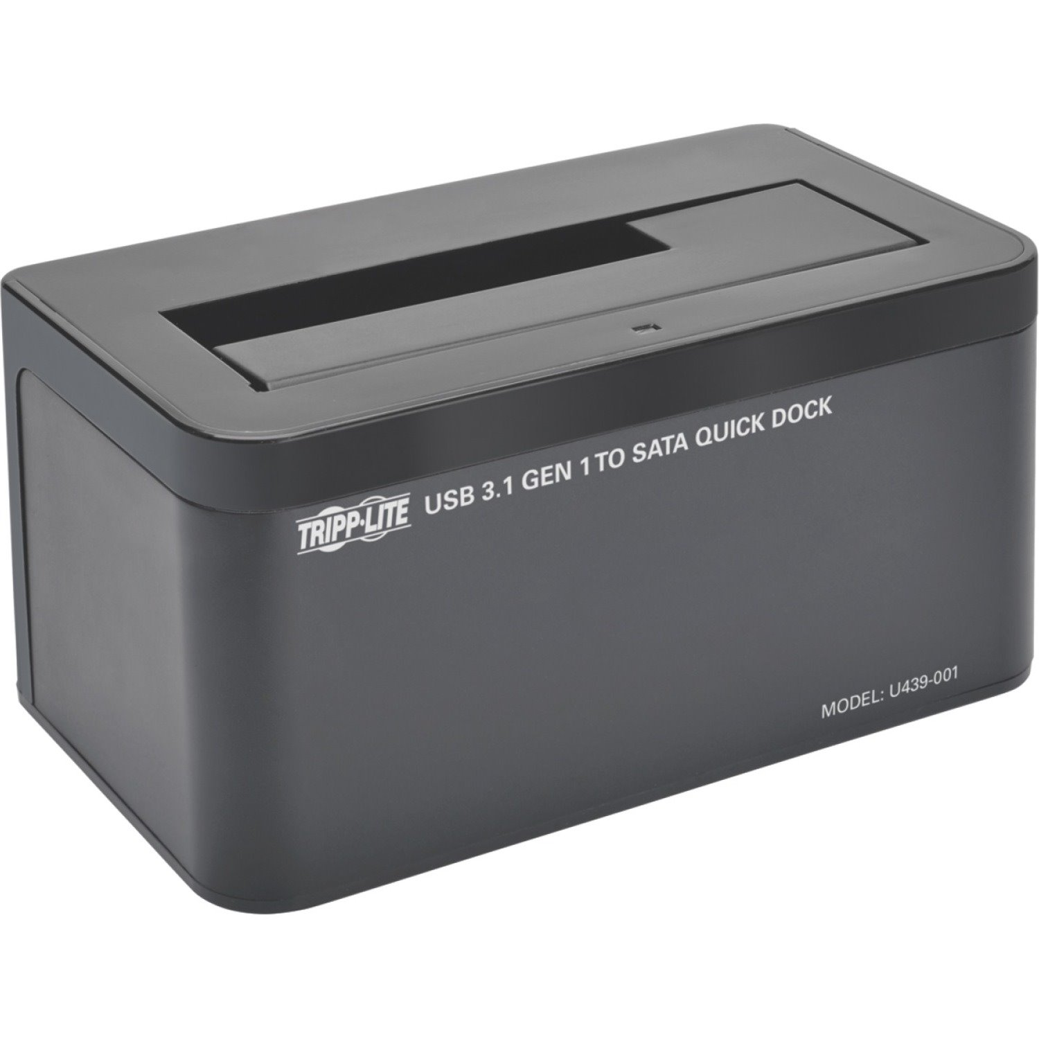 Tripp Lite by Eaton USB-C to SATA Quick Dock - USB 3.1 Gen 1 (5 Gbps), 2.5/3.5 in. HDD/SDD, Thunderbolt 3 Compatible