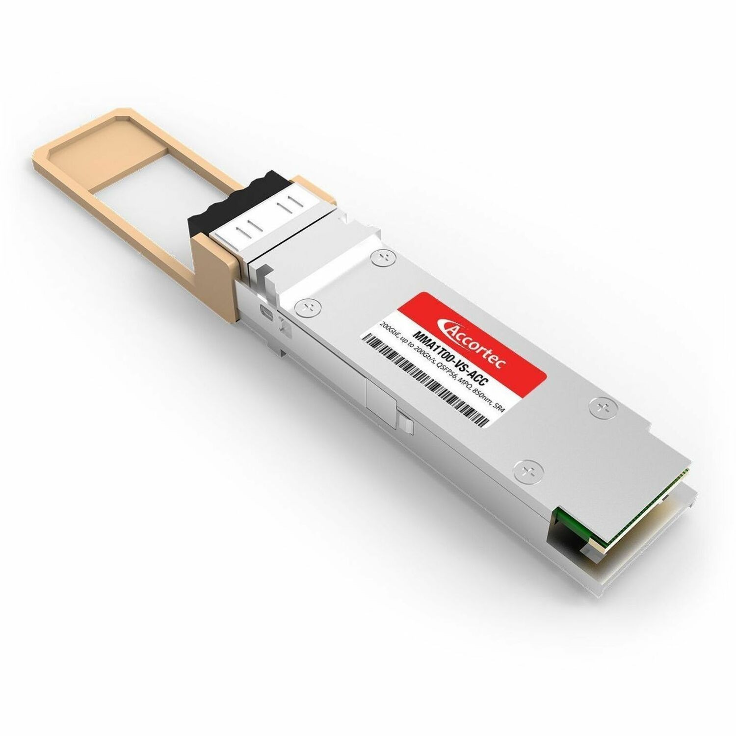 Accortec 200Gbe QSFP56 Mpo 850NM SR4 100M Transceiver Mellanox Compatible Taa Compliant