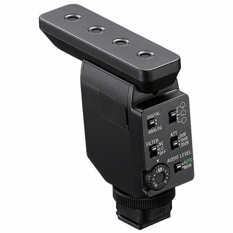 Sony ECM-B10 Plug-in Back Electret Microphone for Camera, Outdoor, Recording, Vlog, Interview Room, Camcorder