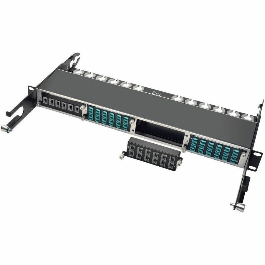 Tripp Lite by Eaton N484-12M12 24 Port(s) Network Patch Panel - Black