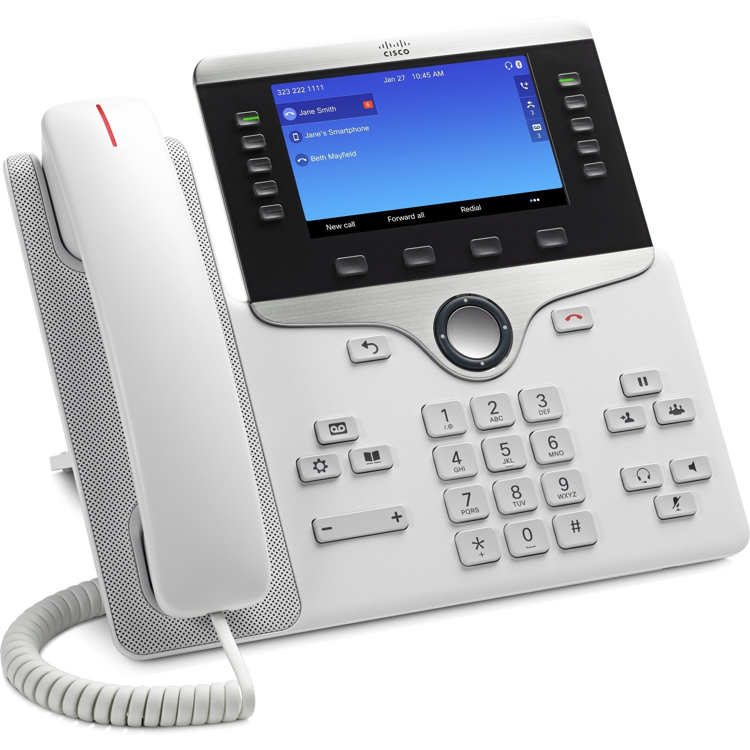 Cisco 8851 IP Phone - Remanufactured - Desktop, Wall Mountable