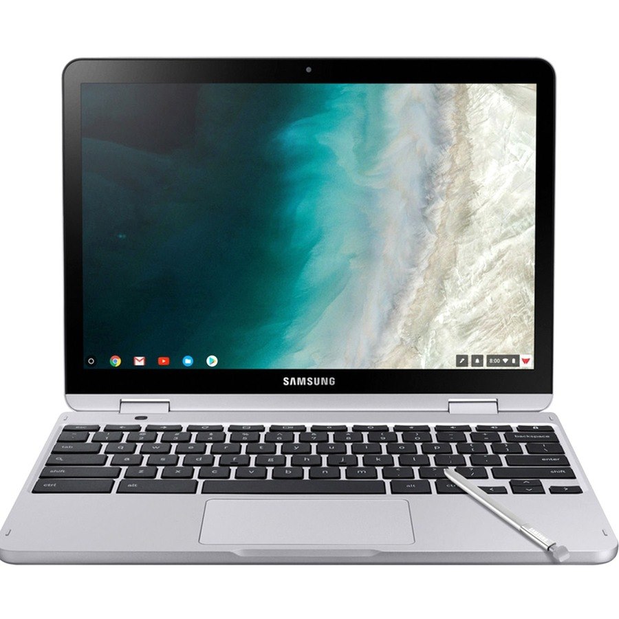 Samsung Chromebook Plus V2 XE520QAB-K03US 12.2" Touchscreen Convertible 2 in 1 Chromebook - Intel Celeron 3965Y - 4 GB - 64 GB Flash Memory - Light Titan