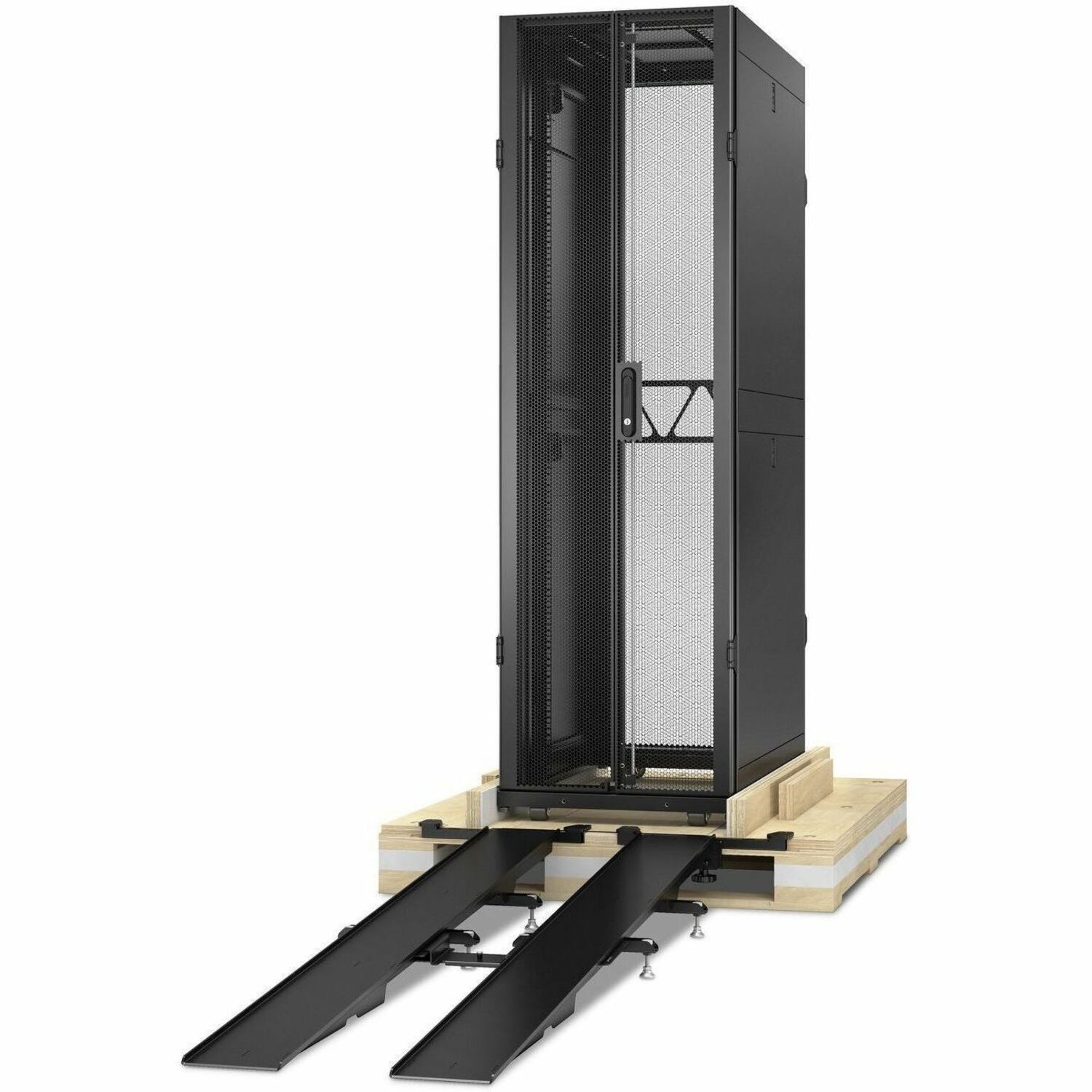 Apc NetShelter SX Gen 2 - Rack Cabinet - 600W X 1200D MM, 2500 LBS, Shock Packaging - Floor-Standing - Black - 42U - 19"