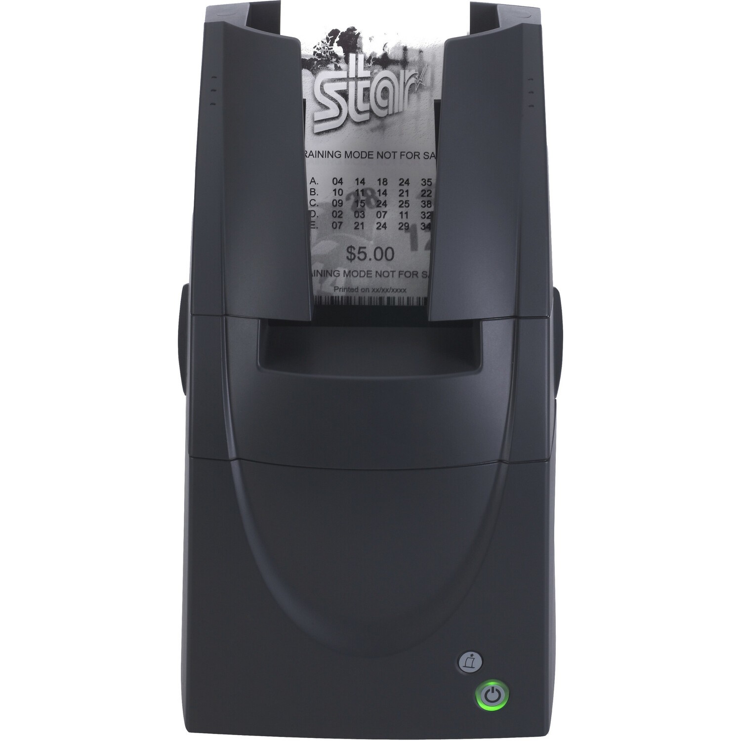 Star Micronics TSP-L10 Desktop Direct Thermal Printer - Monochrome - Ticket Print - Ethernet - USB - With Cutter - Grey