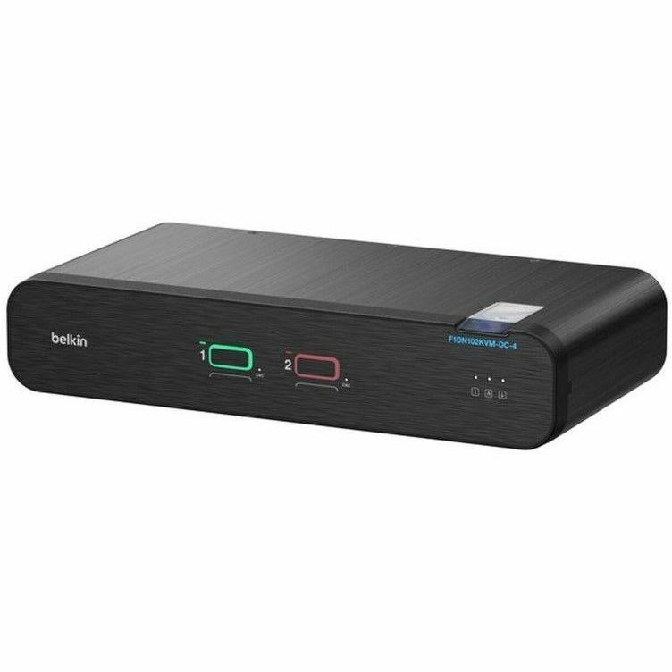 Belkin Universal DisplayPort Secure KVM, 2-Port Single Head with CAC