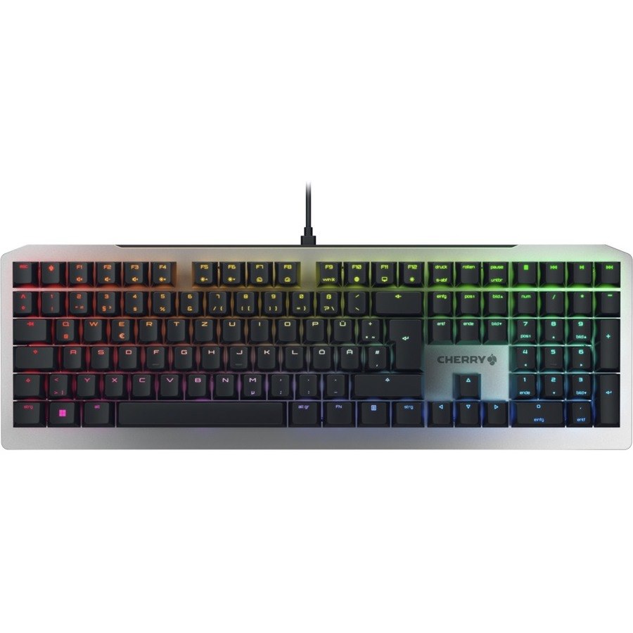 CHERRY MV 3.0 Gaming Keyboard - Cable Connectivity - USB Type C Interface - RGB LED - German - Black