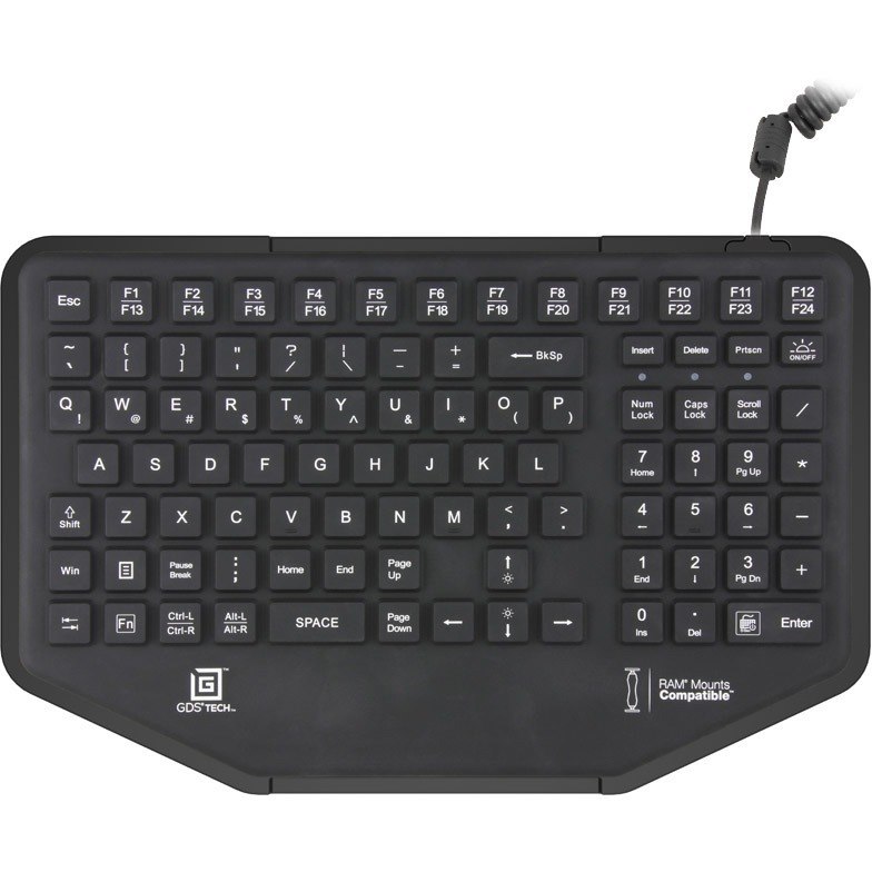 RAM Mounts GDS Keyboard with 10-Key Numeric Pad