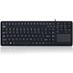 Adesso SlimTouch AKB-270UB Keyboard - Cable Connectivity - USB Interface - TouchPad - English (US) - Black