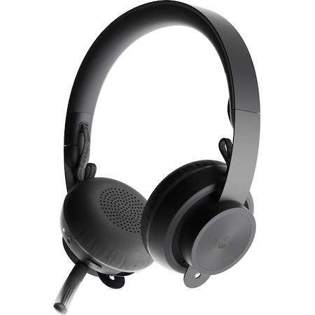 Logitech Zone Wireless Plus Headset, Flip-to-Mute Mic, Qi charging