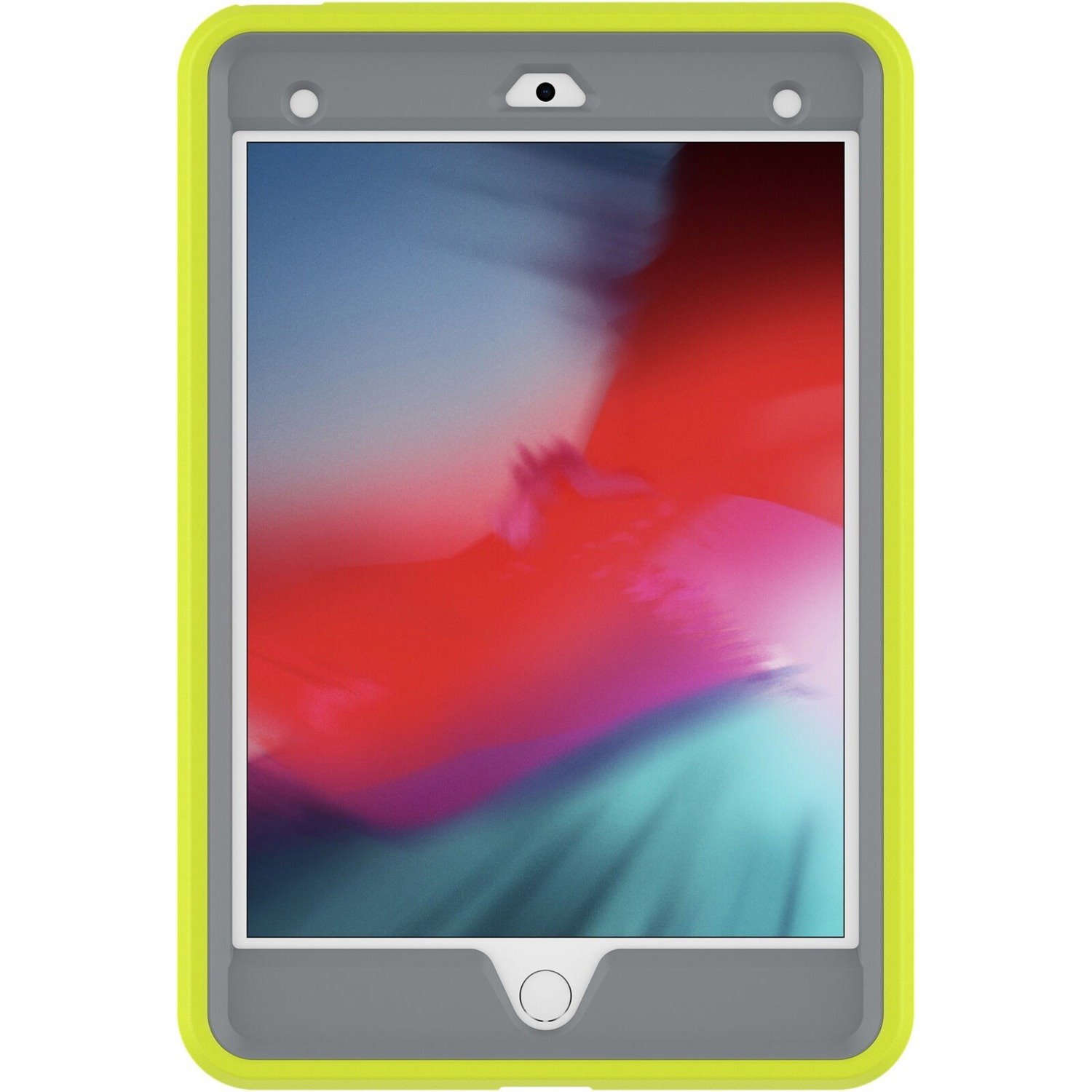 OtterBox EasyGrab Rugged Carrying Case Apple iPad mini (5th Generation) Tablet - Martian Green (Neon Green/Gray)