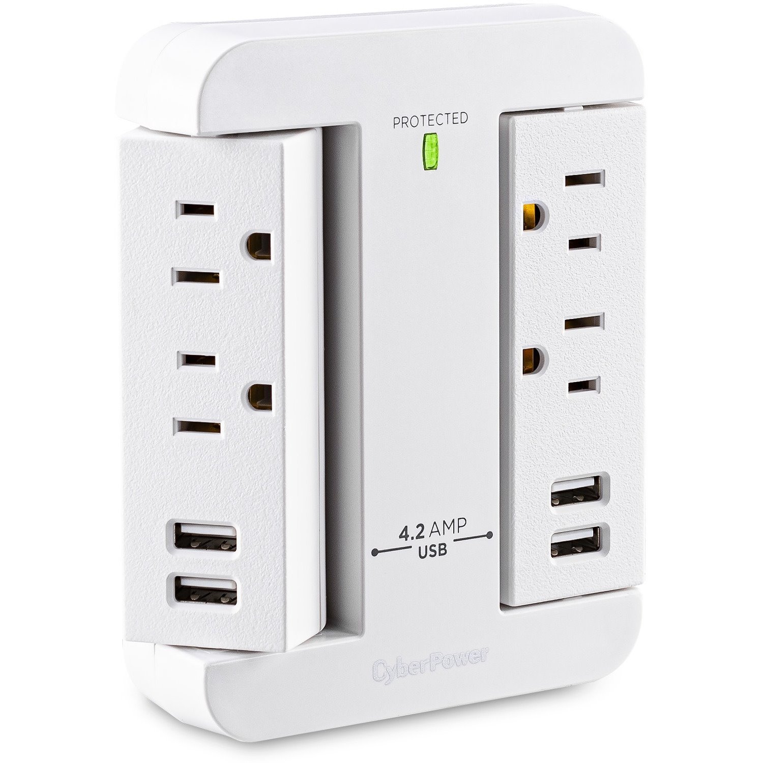 CyberPower GP400U4AWH Home Office - Outlet Surge with 500 J