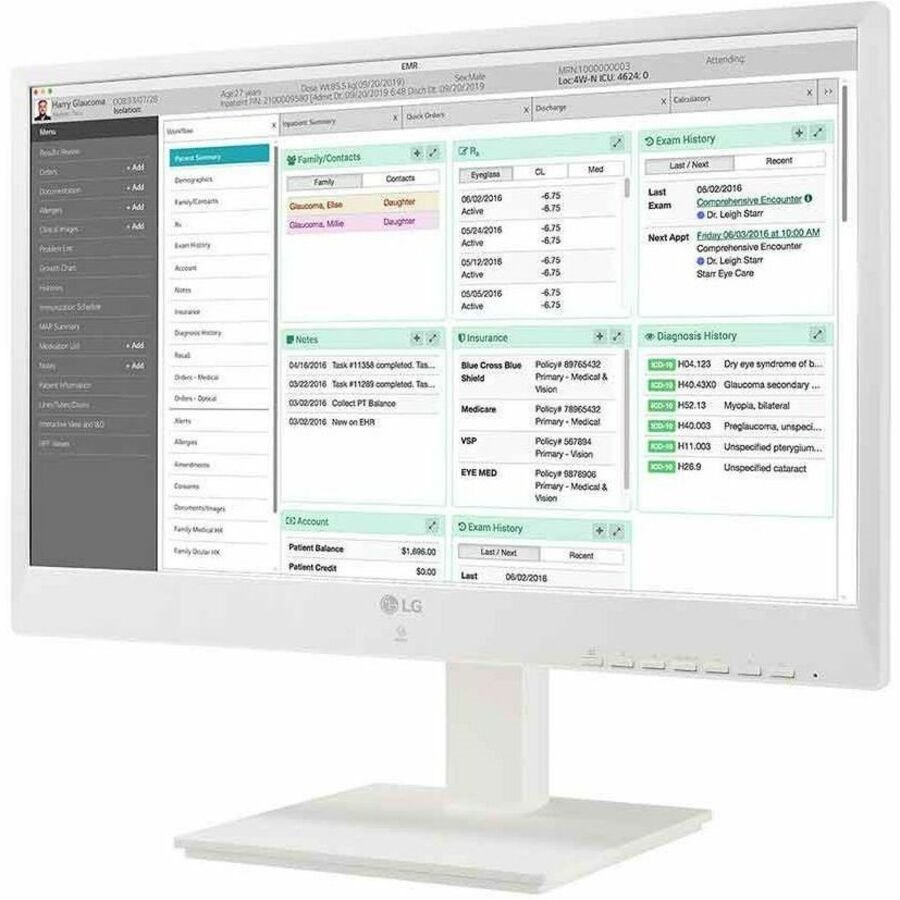 LG 24CN670W-AP All-in-One Thin Client Celeron J4105 Quad-core (4 Core) 1.50 GHz - White