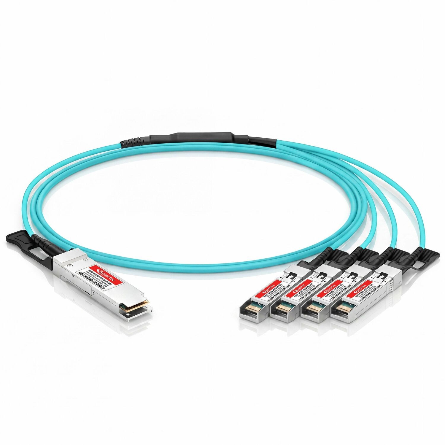 Accortec Cisco Qsfp-4X25g-Aoc50m Compatible Compatible Taa Compliant 100Gbase-Ao