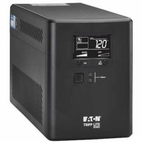 Eaton Tripp Lite Series 750VA 500W 120V Line-Interactive Cloud-Connected UPS with Remote Monitoring - 10 NEMA 5-15R Outlets (5 Surge + 5 Surge and Battery Backup), LCD, 5-15P Plug, Tower