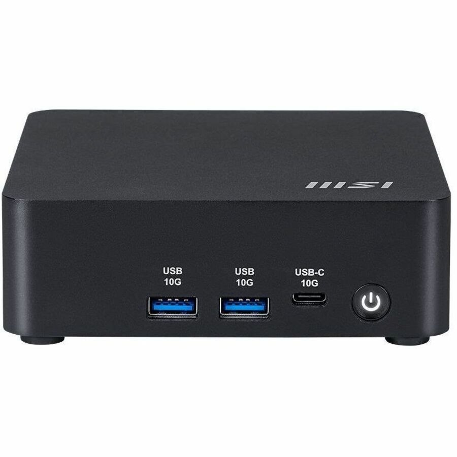 MSI Cubi NUC AI 1UMG-023BUS Barebone NUC Desktop Computer - Intel Core Ultra 7 155H - Mini PC - Black