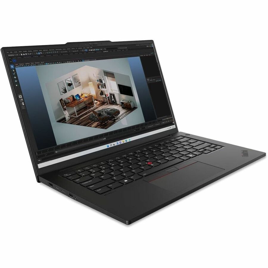 Lenovo ThinkPad P14s Gen 5 21G2001UUS 14.5" Mobile Workstation - WUXGA - Intel Core Ultra 5 125H - 16 GB - 512 GB SSD - English Keyboard - Black