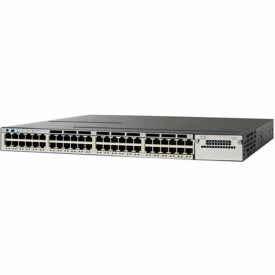 Cisco-IMSourcing Catalyst WS-C3750X-48T-L Stackable Ethernet Switch