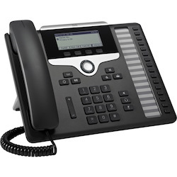 Cisco 7861 IP Phone - Corded - Corded - Wall Mountable, Desktop - Charcoal