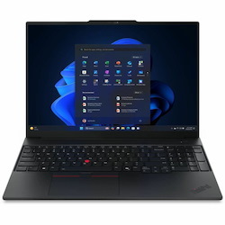 Lenovo ThinkPad E16 Gen 3 21SR0044UK 40.6 cm (16") Notebook - WUXGA - Intel Core Ultra 5 225U - 16 GB - 512 GB SSD - English (UK) Keyboard - Black