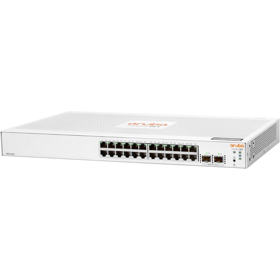 HPE Instant On 1830 24 Ports Manageable Ethernet Switch - Gigabit Ethernet - 10/100/1000Base-T, 100/1000Base-X