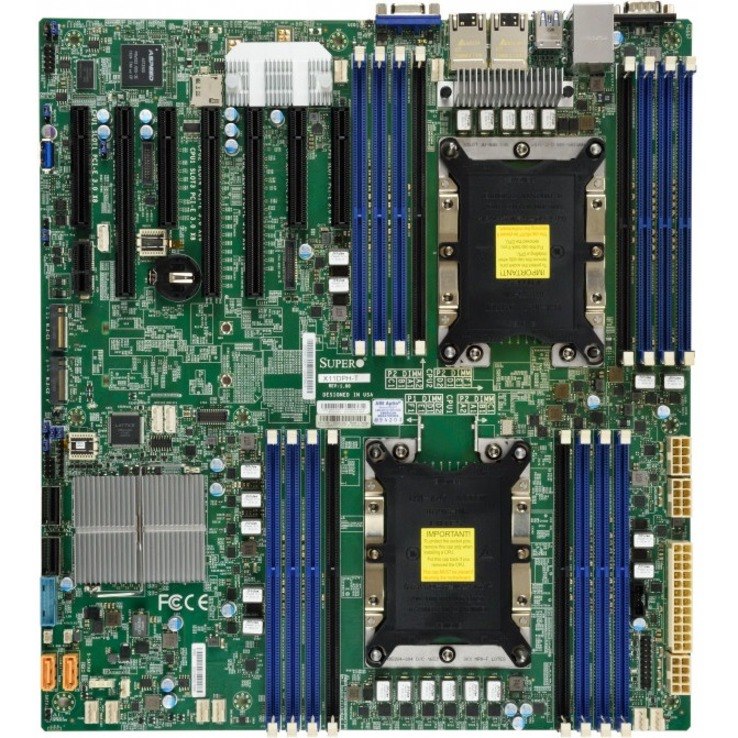 Supermicro X11DPH-T Server Motherboard - Intel C624 Chipset - Socket P LGA-3647 - Extended ATX