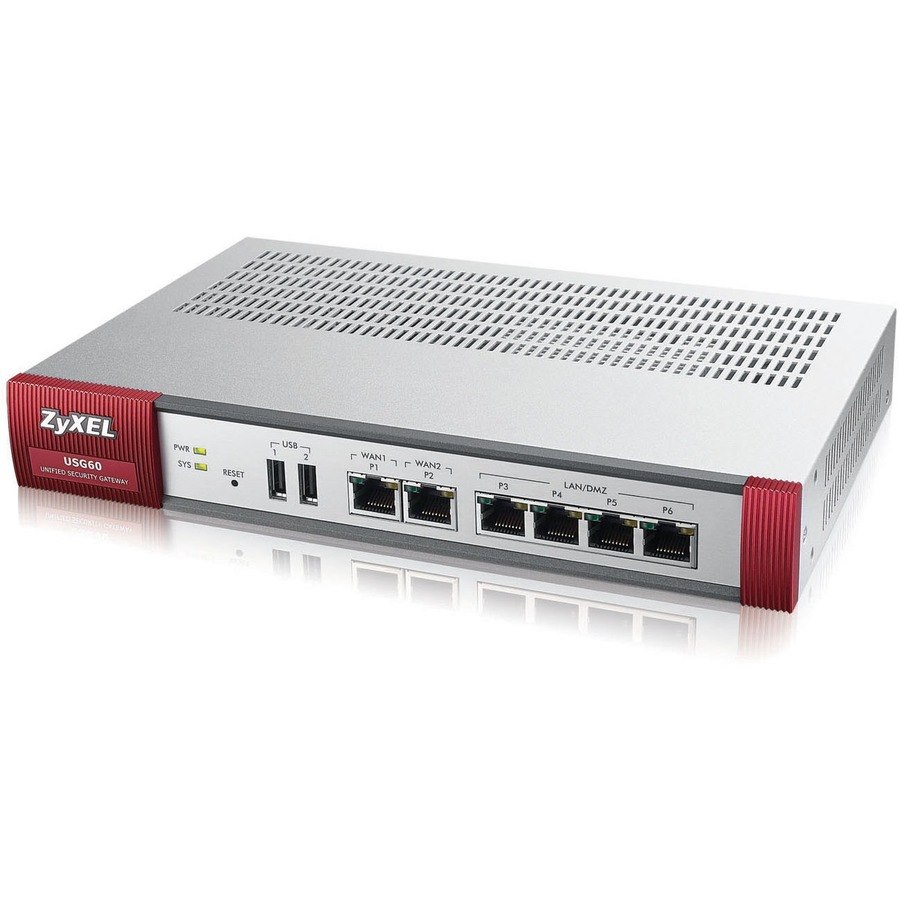 ZyXEL USG60-NB Next-Generation USG Firewall, Hardware Only