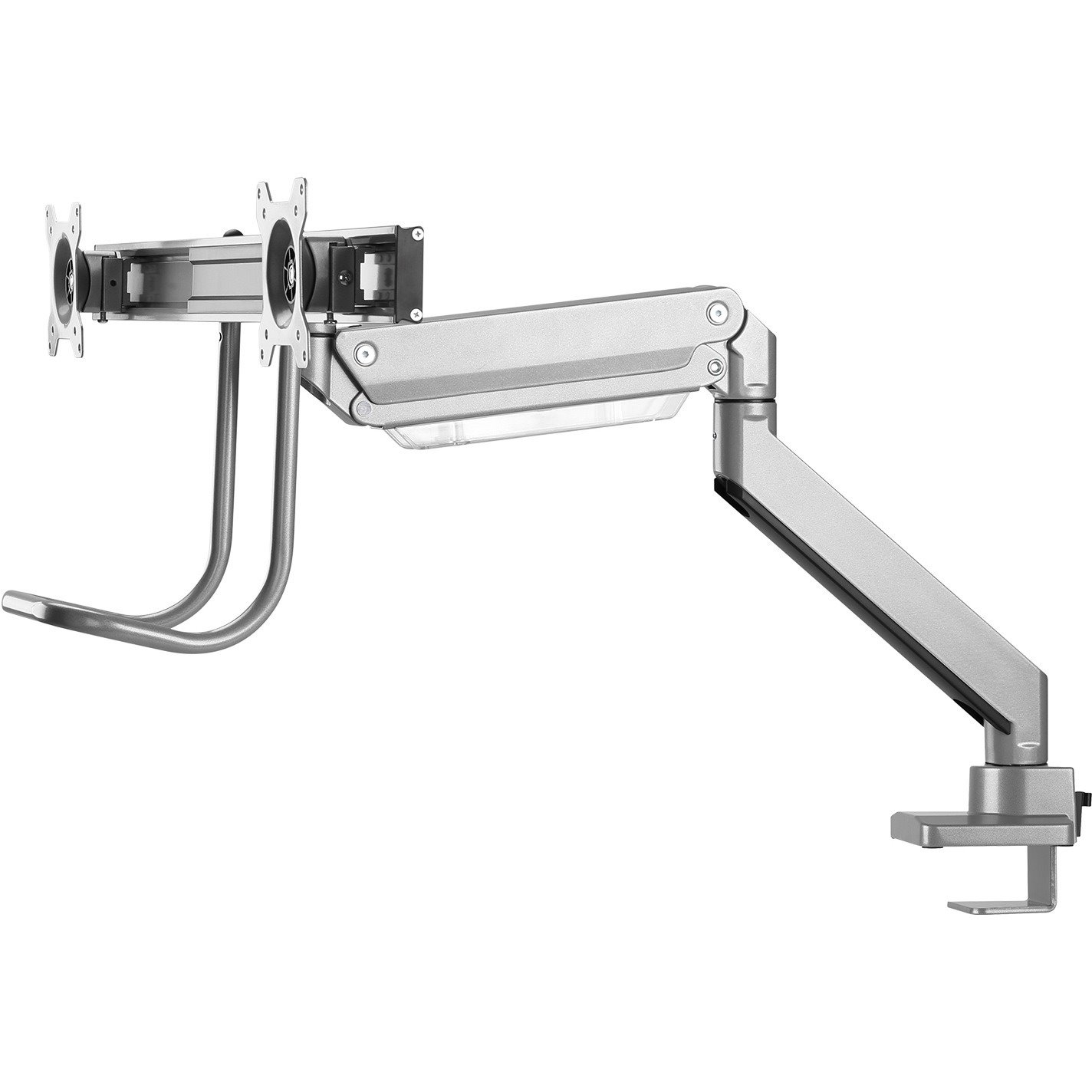 Neomounts Neomounts Pro NM-D775DXSILVER Bureausteun voor Flatscreen - Zilver