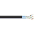 Black Box CAT6 400-MHz Solid Bulk Cable F/UTP CMP Plenum BK 1000FT Spool